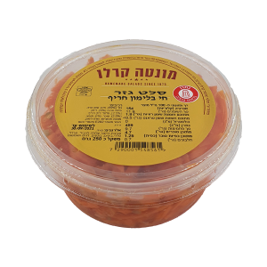 סלט גזר חי בלימון חריף